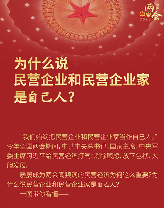 为什么说民营企业和民营企业家是自己人？