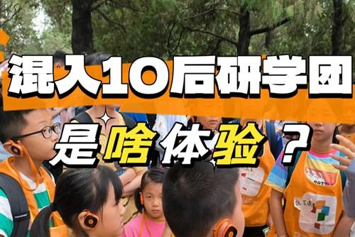 90后大龄儿童混进10后研学团，被教育了……